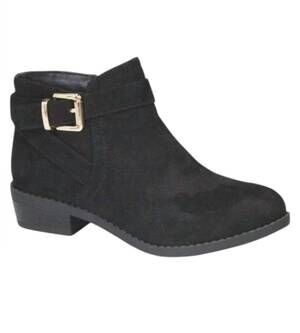 NEW ANNA girl's fancy like booties in black